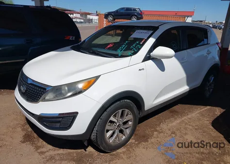2016 Kia Sportage Lx from USA, damaged, VIN KNDPBCAC5G7815279